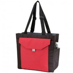 Wild Palms Shoulder Tote with Side Pockets CS2006